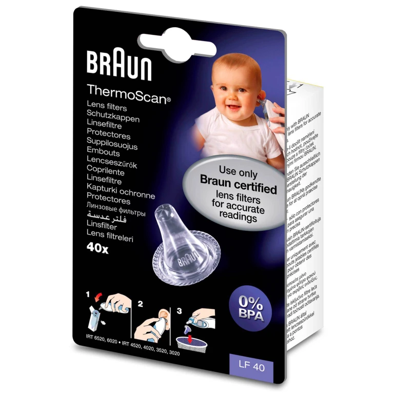 Braun Lensfilters voor Oorthermometer - Set van 40 stuks