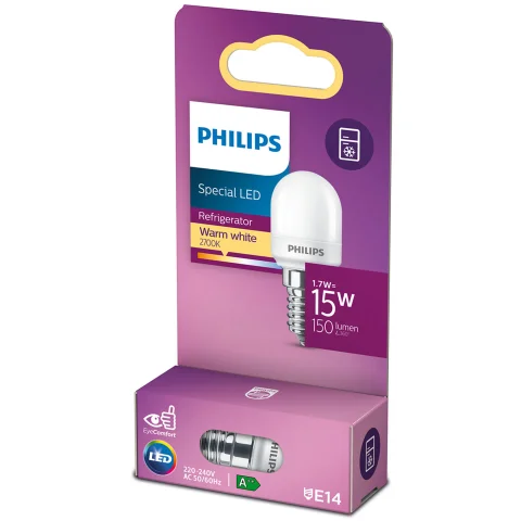 Philips LED koelkastlamp E14 1.7W 150Lm