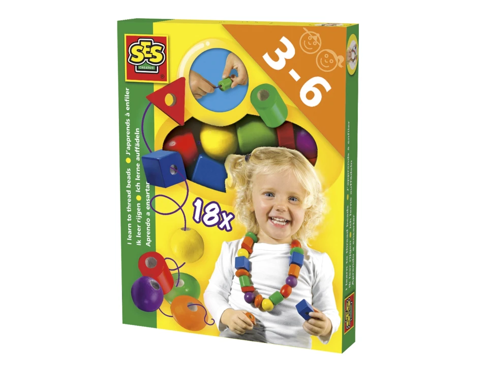 SES Montessori Ik Leer Rijgen set van 1 stuk