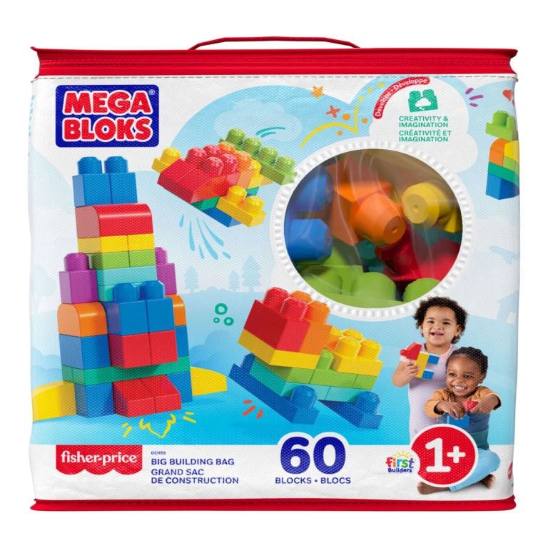 Fisher-Price Mega Bloks Grote Bouwblokken Set van 60 stuks
