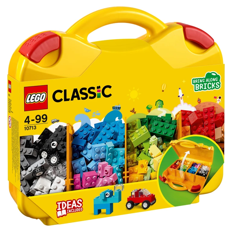 LEGO Classic Creatieve Koffer 213 onderdelen Geel