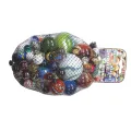 Knikkers set van 1 stuk - 500 gram in net