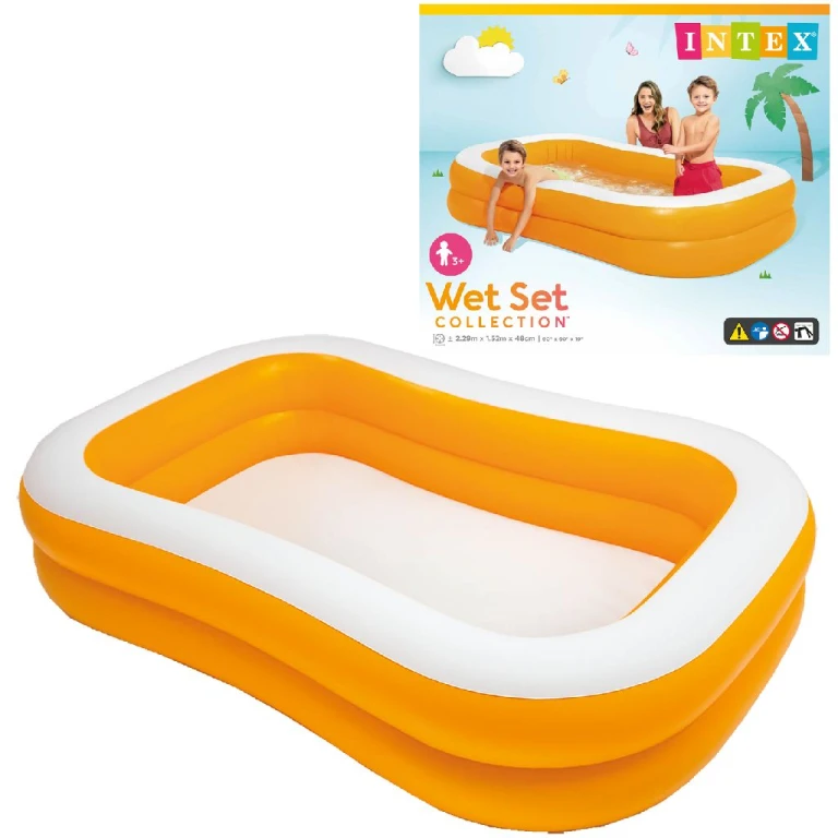 Intex opblaasbaar zwembad Family Pool Mandarin oranje - 1 stuk