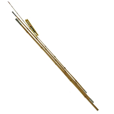 Game on Fishing Bamboe Hengel 3,5m+tuigje