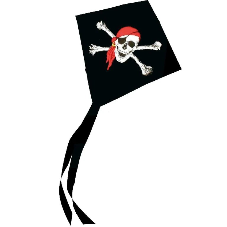 Rhombus Mini Diamond Pirate Vlieger - Piratendessin - 1 stuk