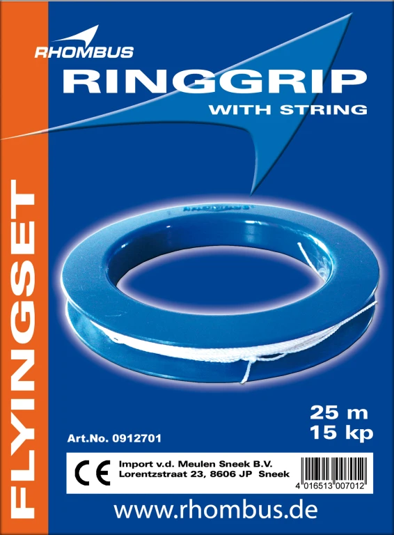 Rhombus Ringreep met 25 meter lijn - Dacron - 1 stuk