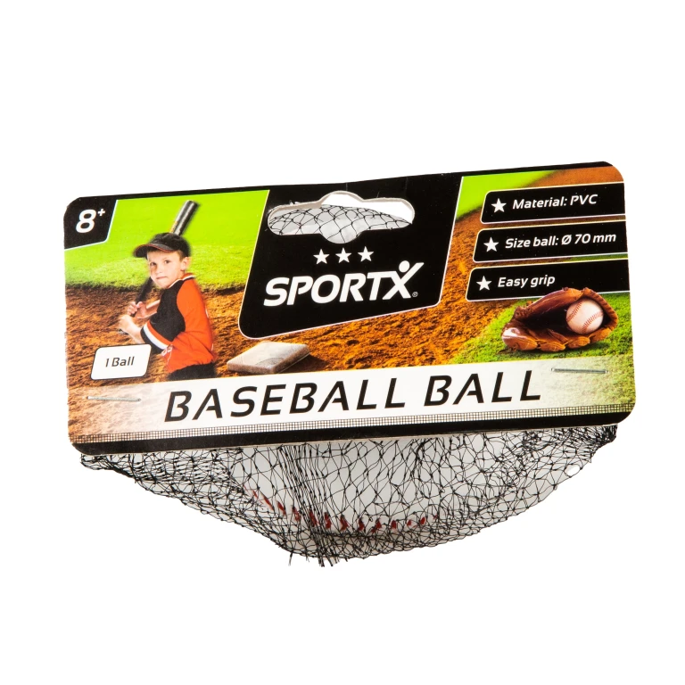 SportX Honkbal Bal 1-delig Zwart