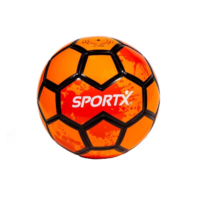 SportX Mini Voetbal 16 cm PVC Oranje Splash