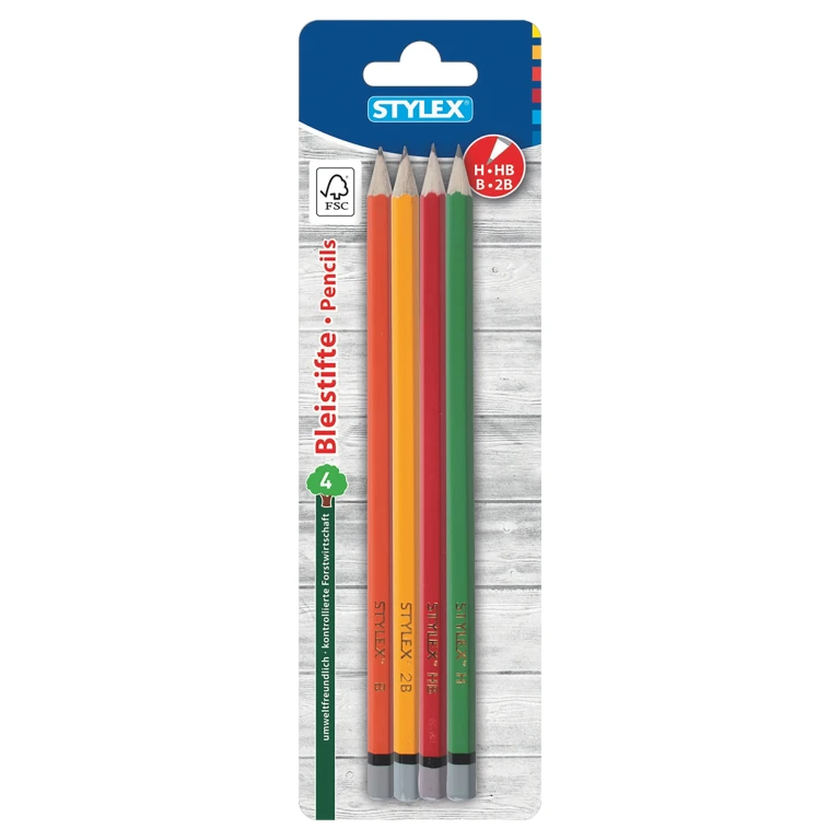 Potloden Toppoint FSC set van 4 stuks
