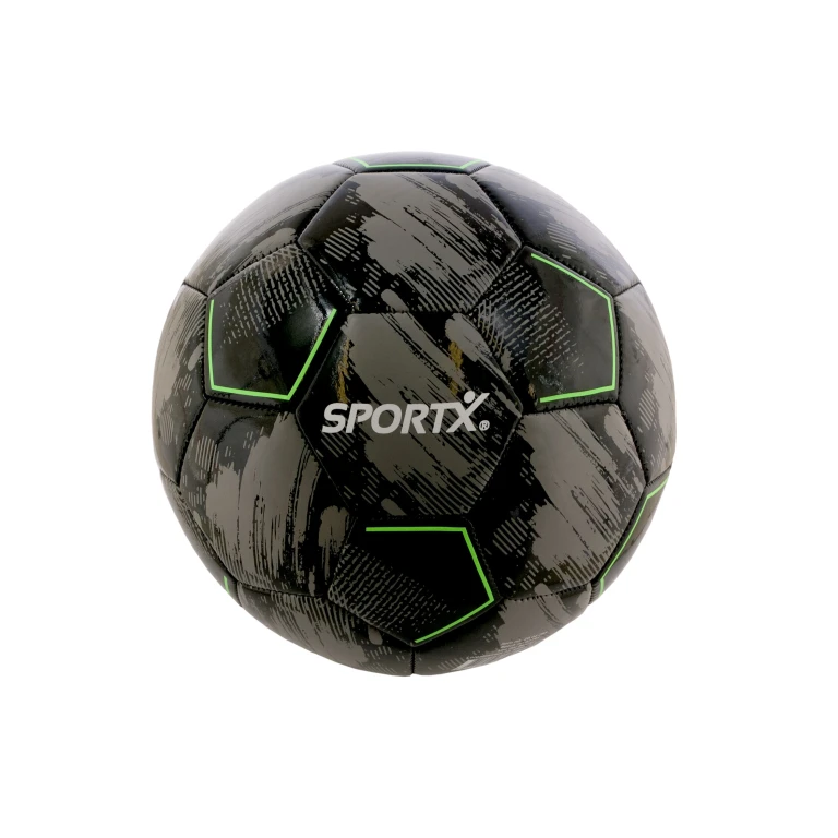 SportX Mini Voetbal 16 cm PVC Grijs Zwart