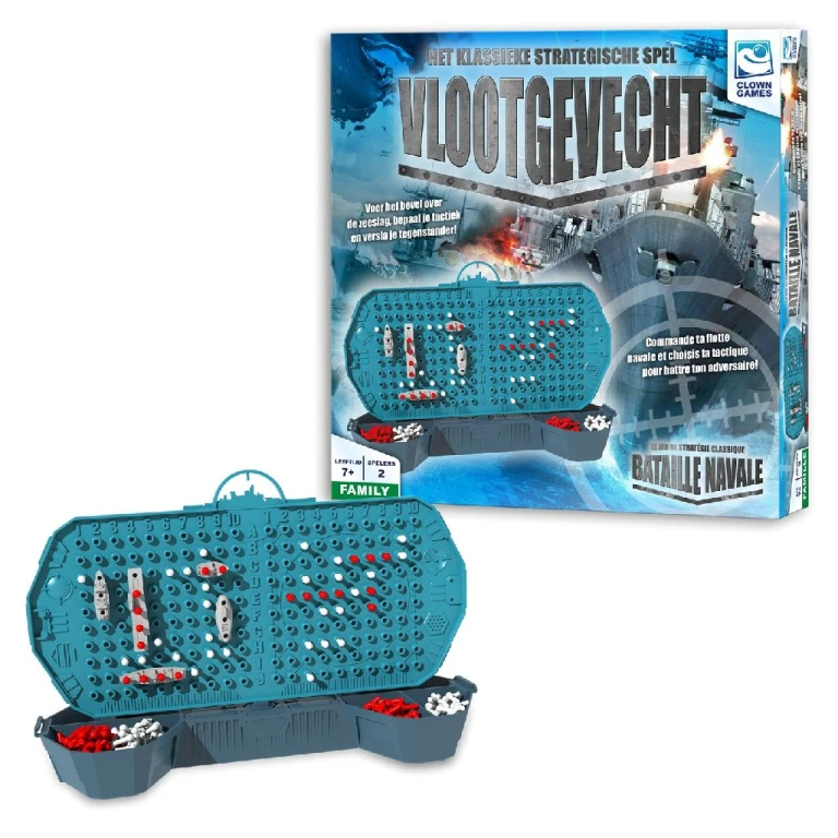 Clown Games Vlootgevecht Bordspel - 1 stuk