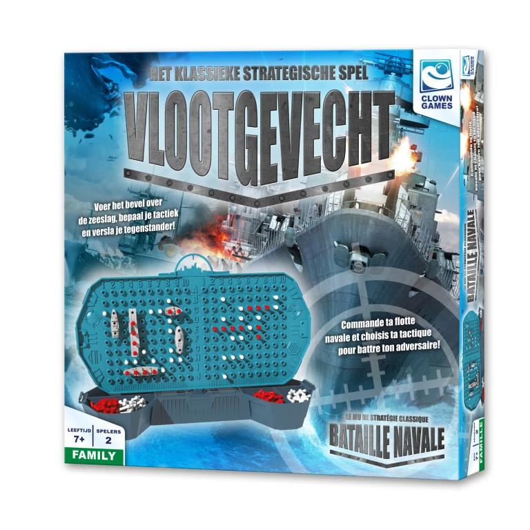 Clown Games Vlootgevecht Bordspel - 1 stuk