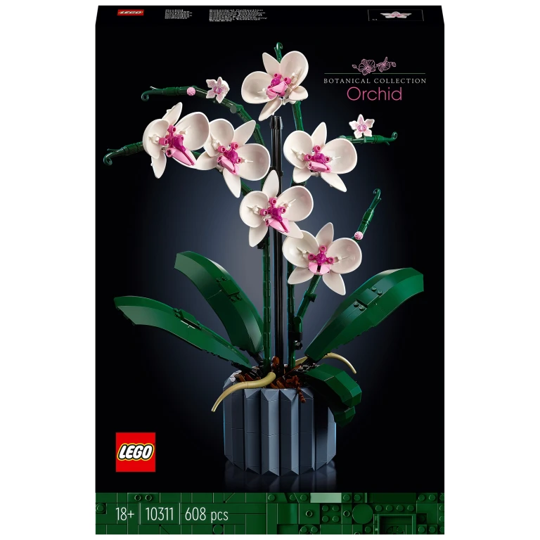 LEGO Icons Botanicals Orchidee Bouwset - 1 stuk