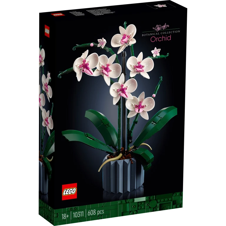 LEGO Icons Botanicals Orchidee Bouwset - 1 stuk