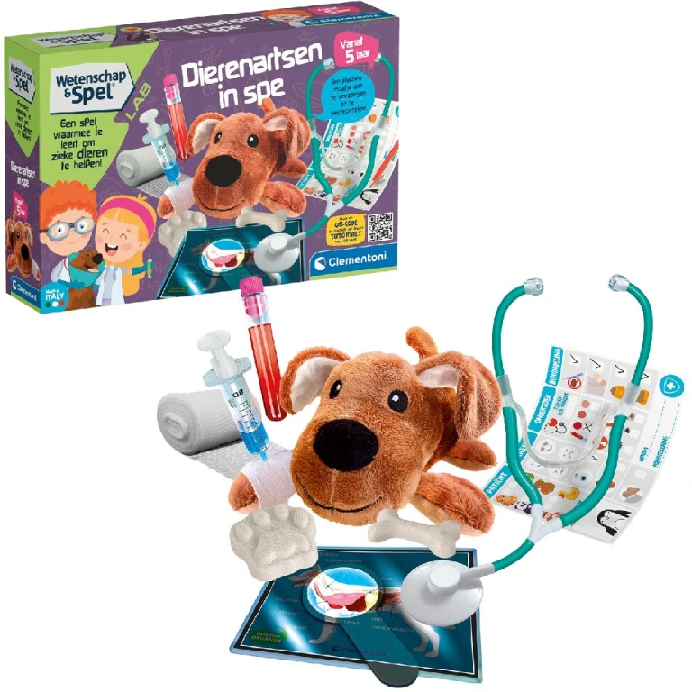 Clementoni Wetenschap Dierendoktor Jr Experimenteerset - 1 stuk