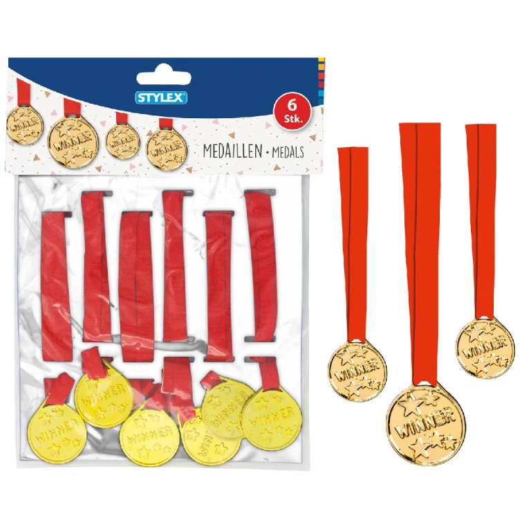 Stylex Winner Medailles - Set van 6
