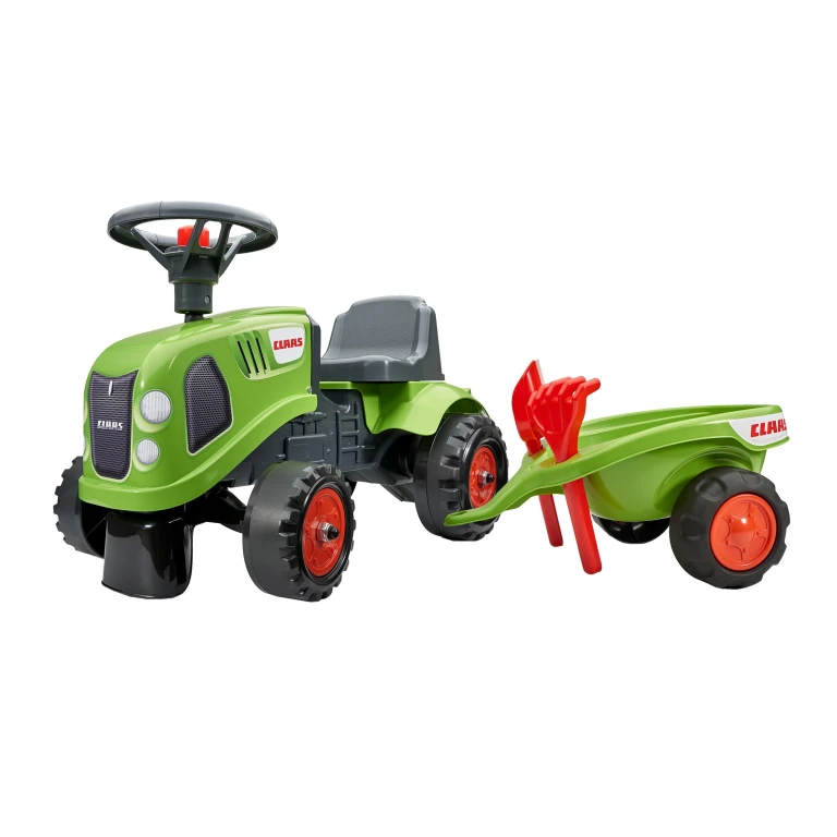 Falk Speelgoedtractor Claas Geel vanaf 1 jaar met accessoires