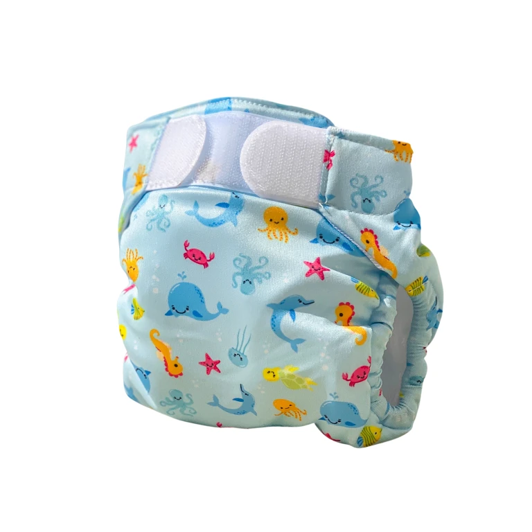 Wasbare zwemluier blauw maat 2 (9-16 kg) - 1 stuk