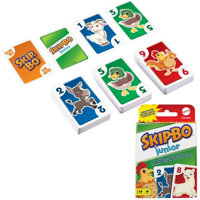 Kaartspel Skip-Bo Junior - 1 stuk