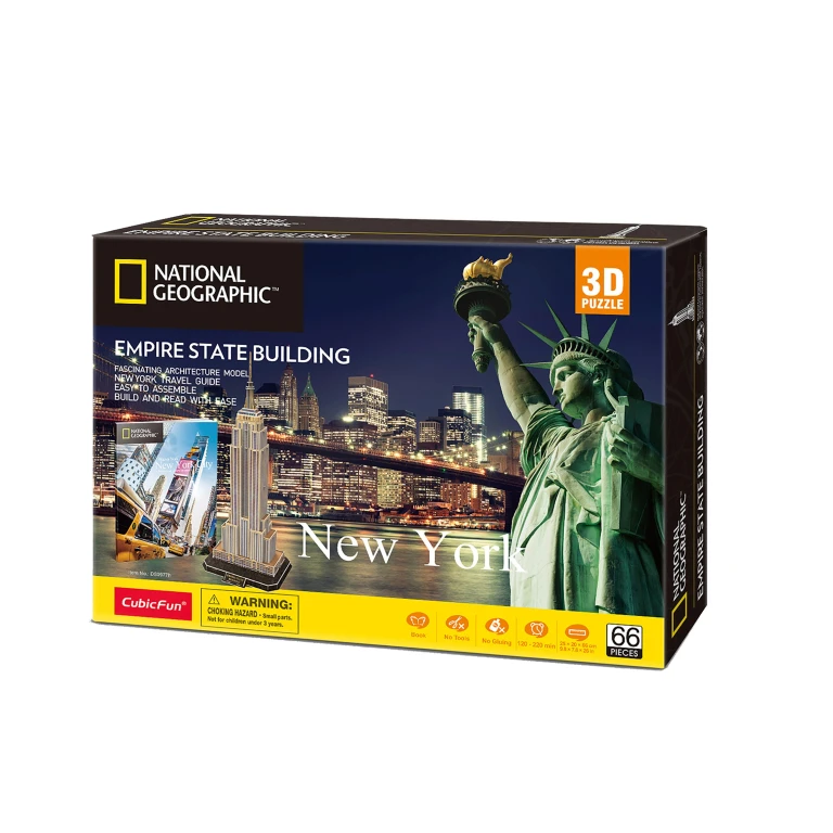Cubic Fun 3D Puzzel Empire State Building 66 stuks