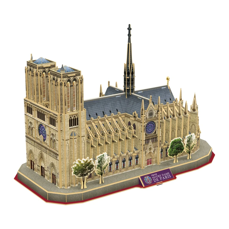 Cubic Fun 3D Puzzel Notre Dame De Paris - 128 stukjes