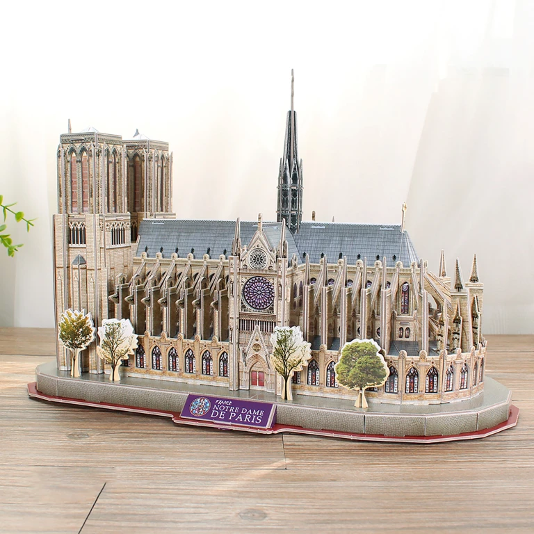 Cubic Fun 3D Puzzel Notre Dame De Paris - 128 stukjes