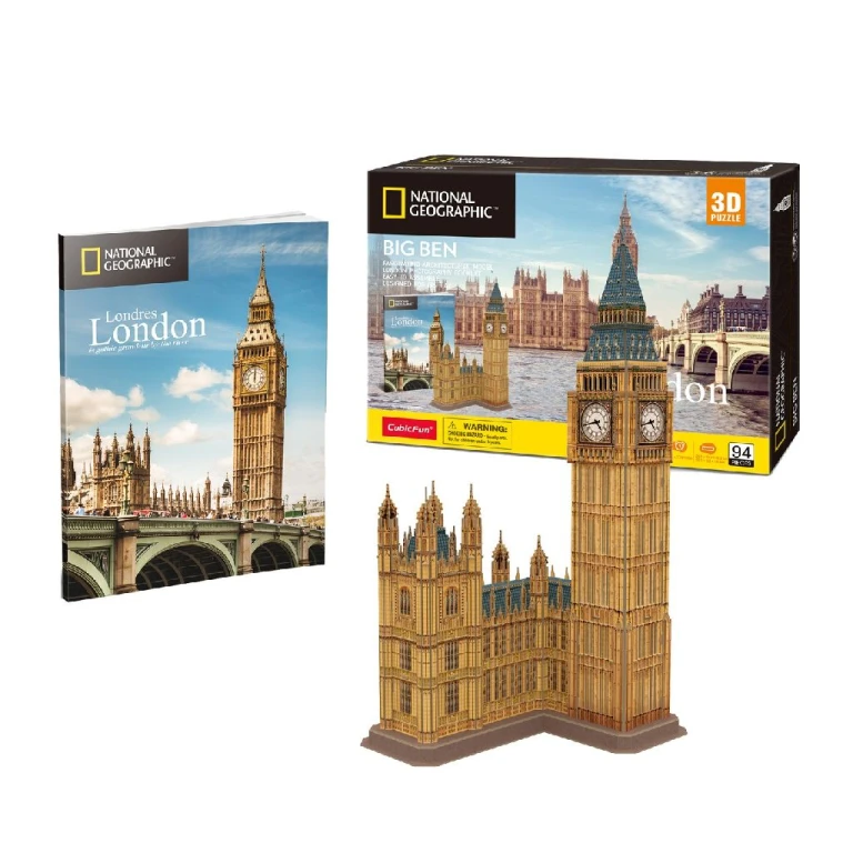 Cubic Fun 3D Puzzel Big Ben National Geographic
