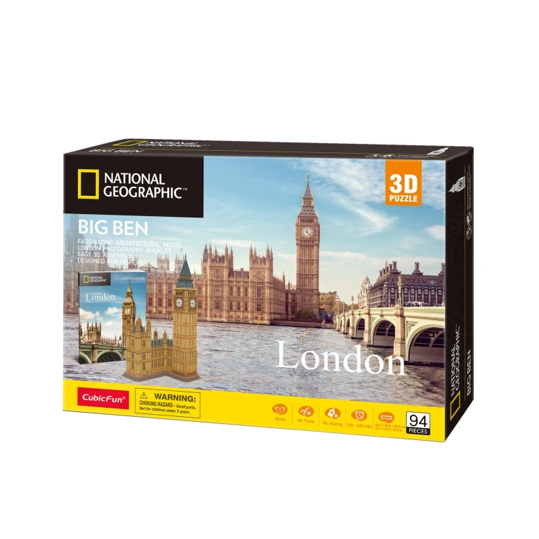 Cubic Fun 3D Puzzel Big Ben National Geographic