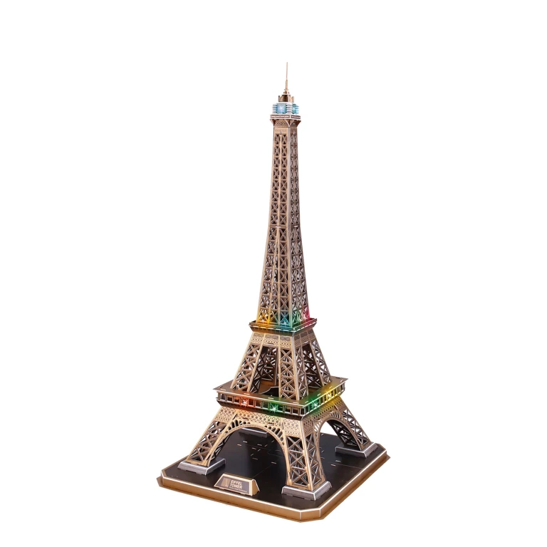 Cubic Fun 3D Puzzel Eifeltoren met LED-verlichting