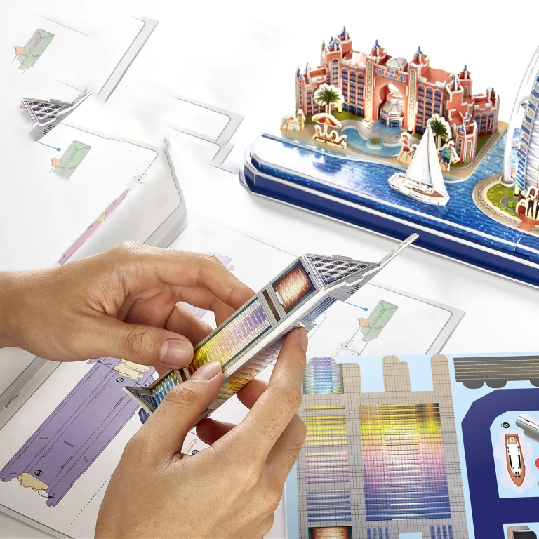 CubicFun 3D Puzzel City Line Dubai met LED