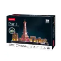 Cubic Fun 3d Puzzel City Line Paris LED