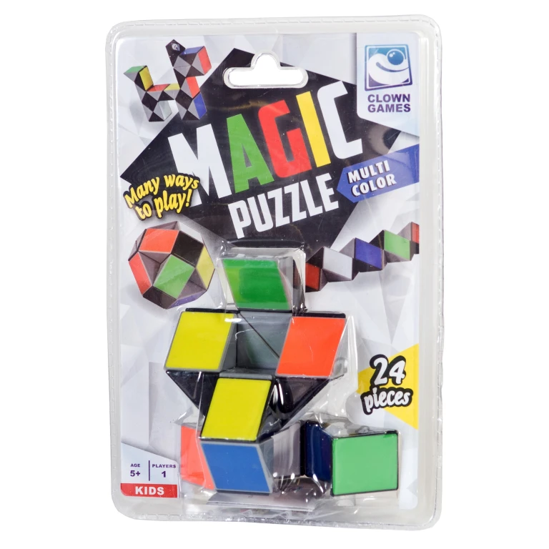 Magic Puzzle Kubuspuzzel 24-delig Multicolor (1 stuk)