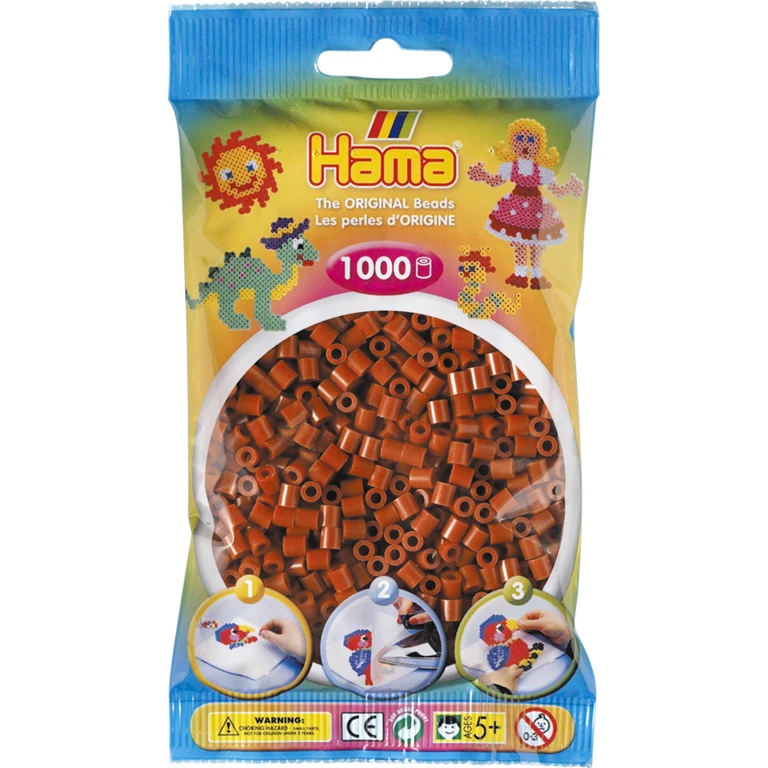 Hama Strijkkralen Donkerbruin - 1 stuk (1000 kralen)