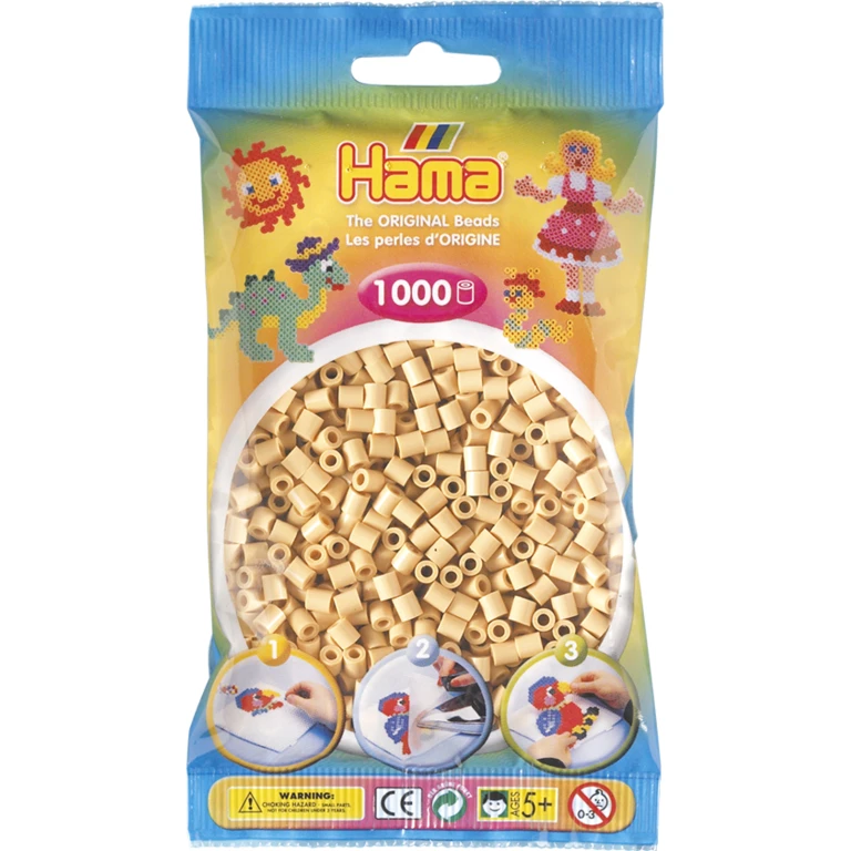 Hama Strijkkralen Beige - 1000 stuk