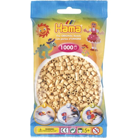 Hama 207-27 Bag 1000 Beads Beige