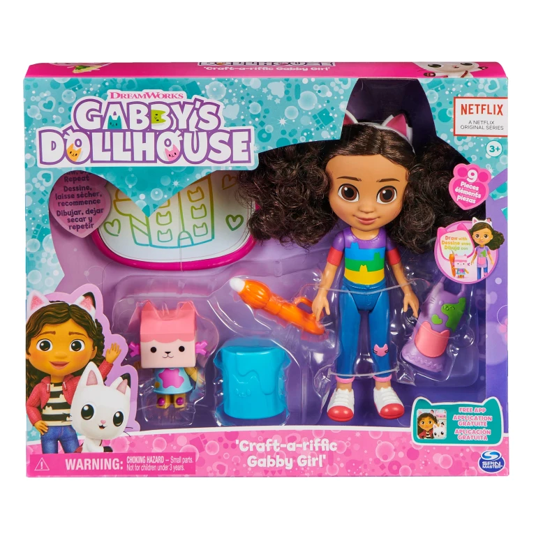 Gabby's Dollhouse Deluxe Craft Doll poppenset - 1 stuk