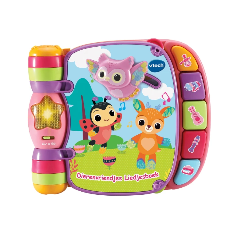VTech Baby Dierenvriendjes Liedjesboek Roze - 1 stuk