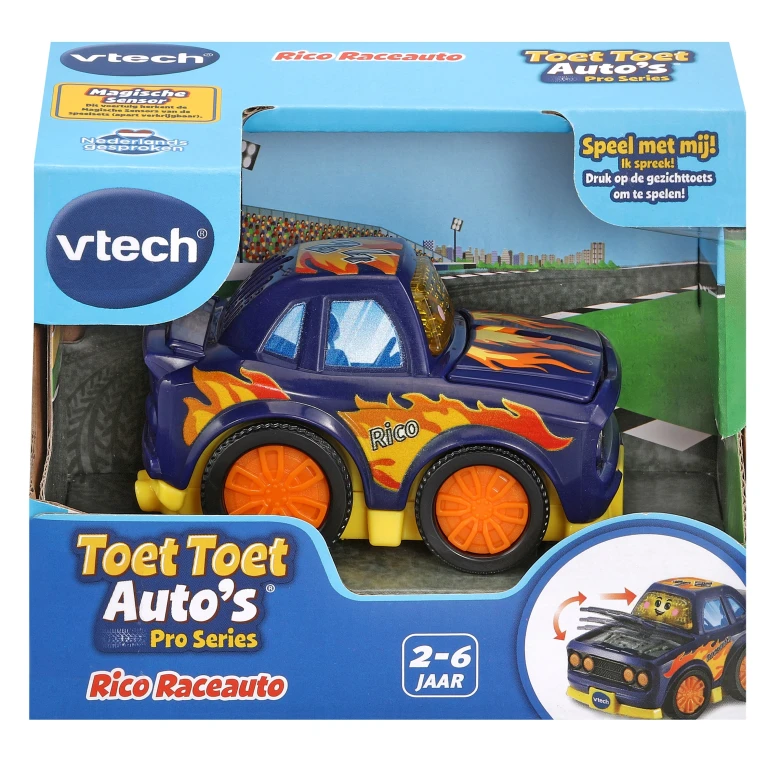 VTech Toet Toet Auto Rico Raceauto - 1 stuk