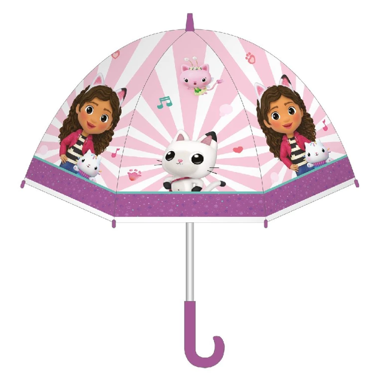 Gabby's Dollhouse Paraplu Zwart - 1 stuk
