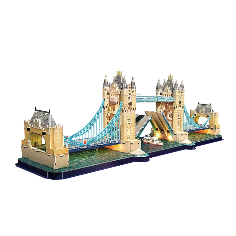 Cubic Fun 3D Puzzel Tower Bridge met LED