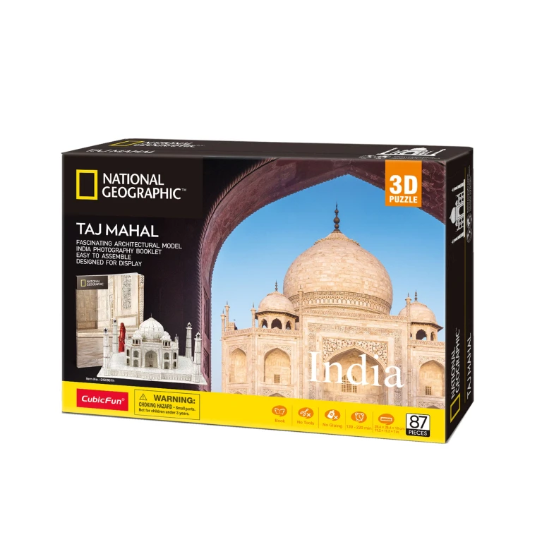 Cubic Fun 3D Puzzel Taj Mahal National Geographic 1 stuk