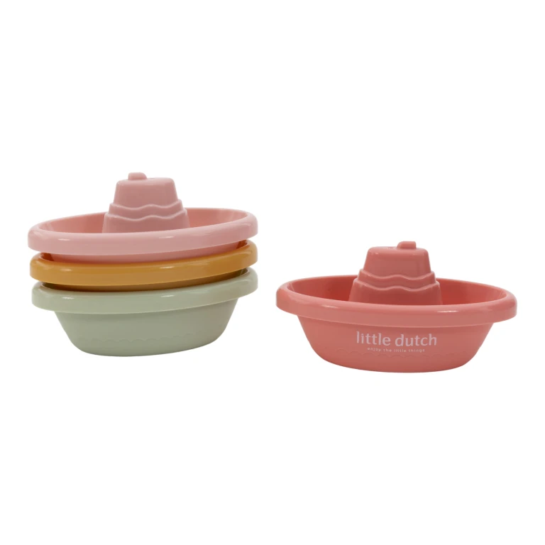 Little Dutch Bad Bootjes Roze - Set van 4 stuks