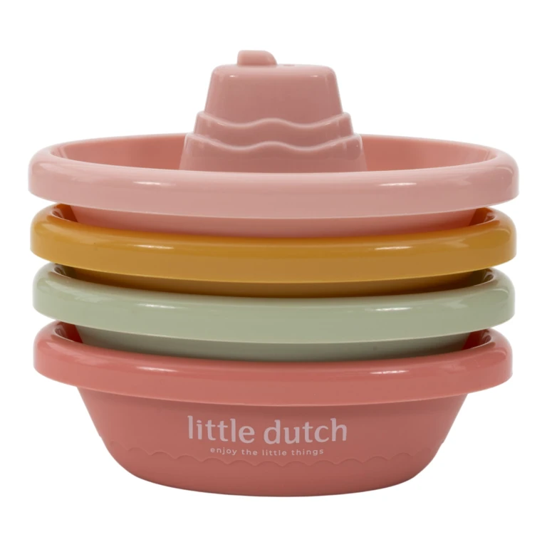 Little Dutch Bad Bootjes Roze - Set van 4 stuks