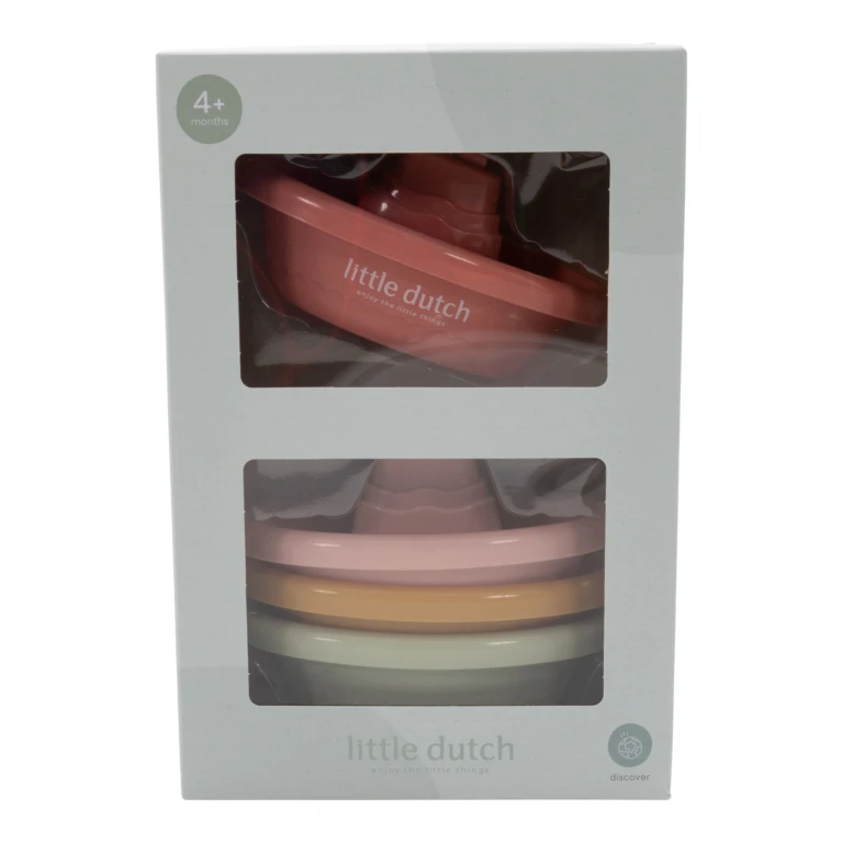 Little Dutch Bad Bootjes Roze - Set van 4 stuks