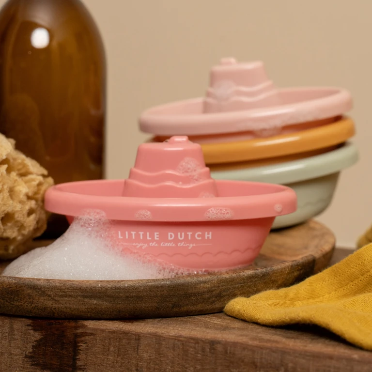 Little Dutch Bad Bootjes Roze - Set van 4 stuks
