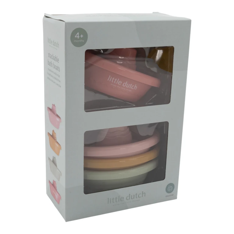 Little Dutch Bad Bootjes Roze - Set van 4 stuks