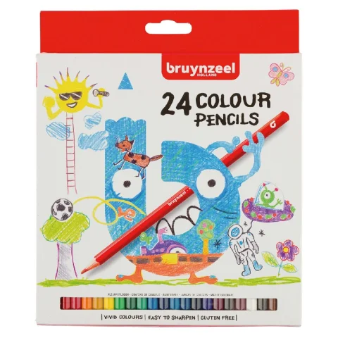 Bruynzeel Kleurpotloden 24st 4+