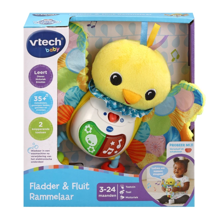 VTech Baby Fladder en Fluit Rammelaar - 1 stuk