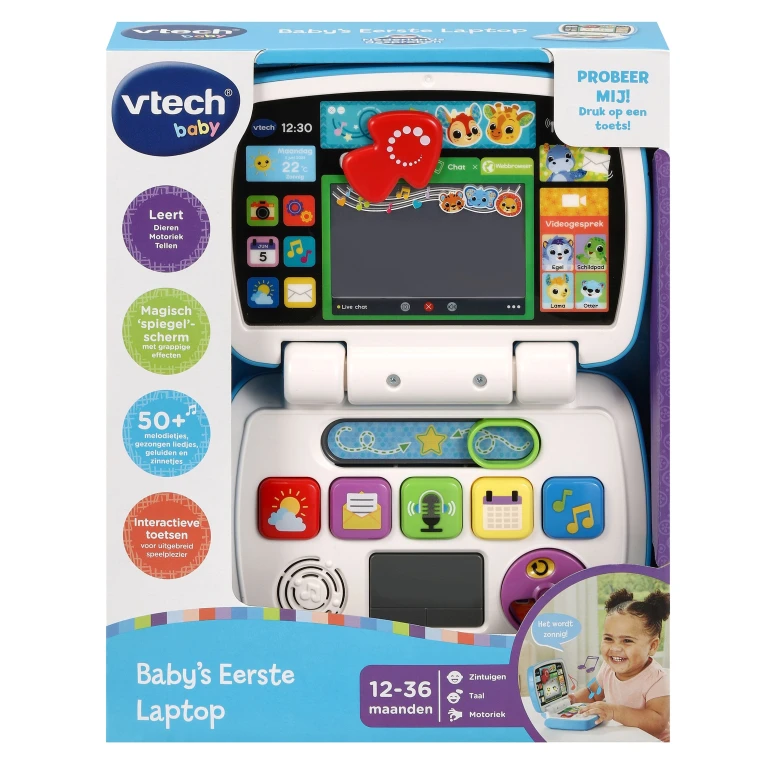 VTech Baby's Eerste Laptop - 1 stuk