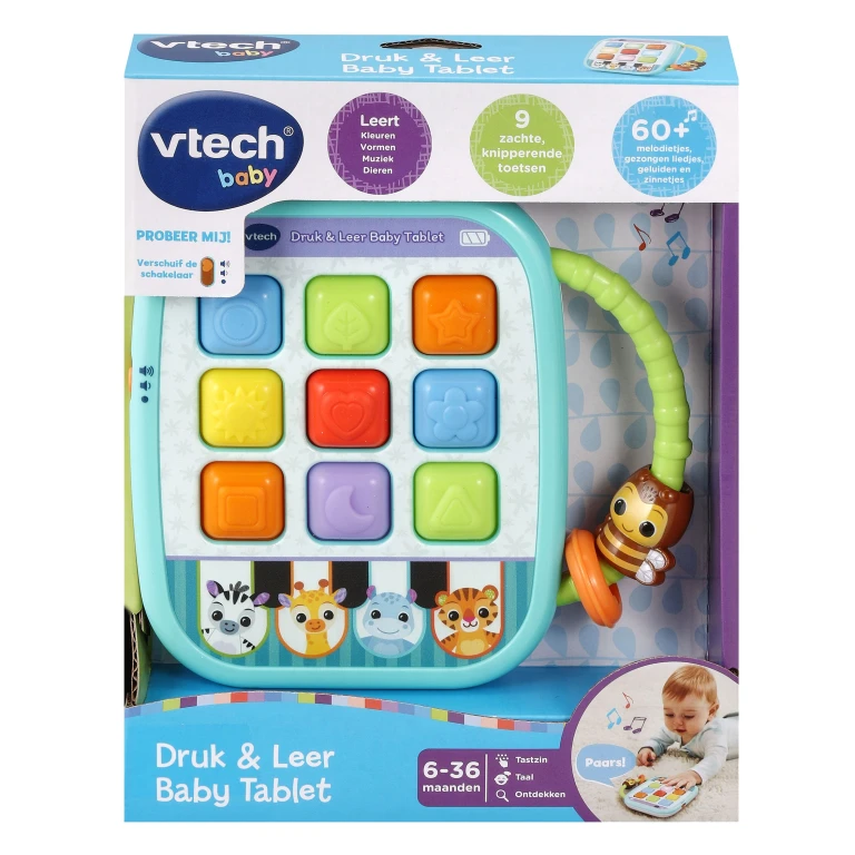VTech Baby Druk en Leer Baby Tablet - 1 stuk